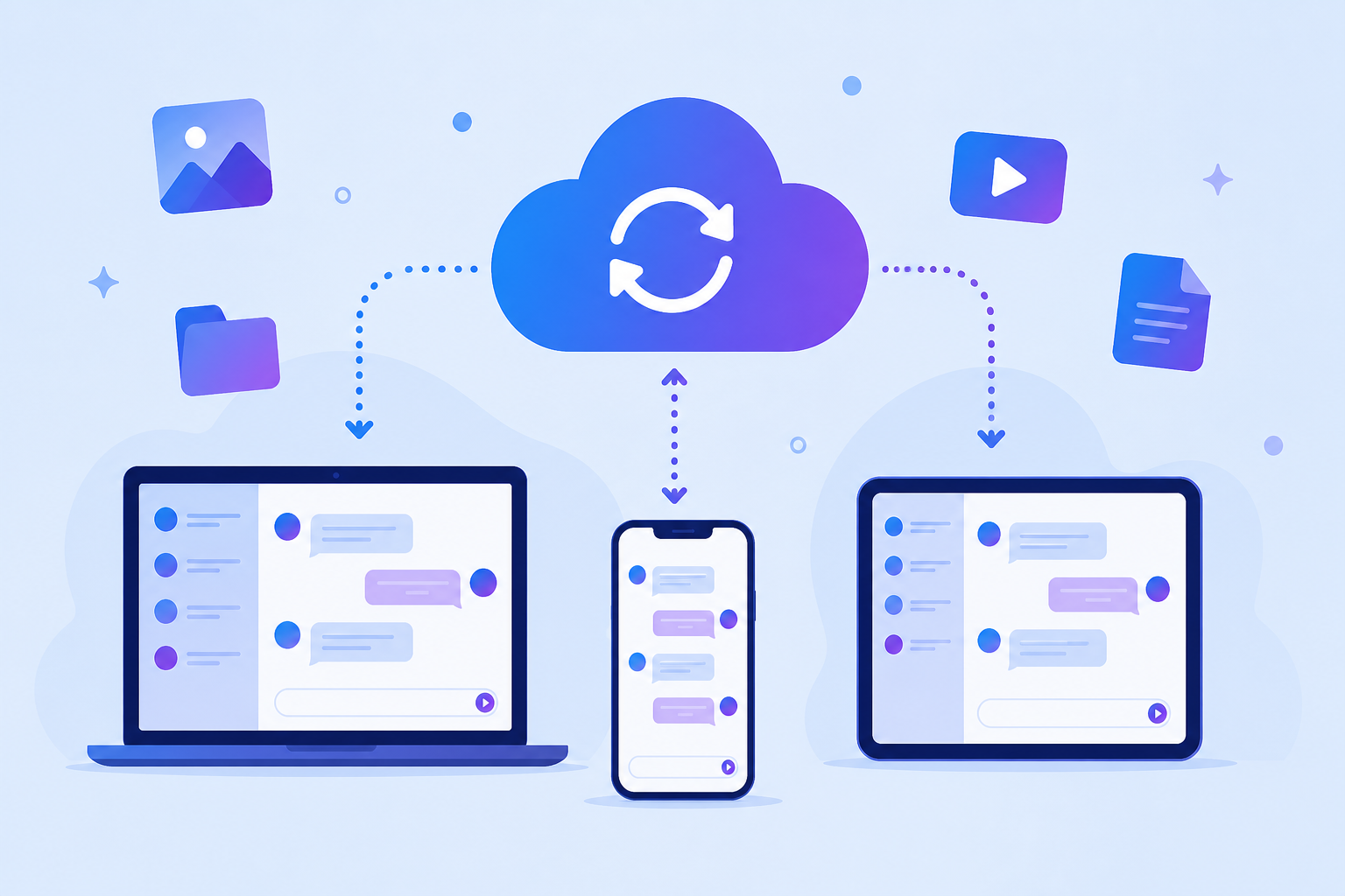 Telegram — Облачные чаты